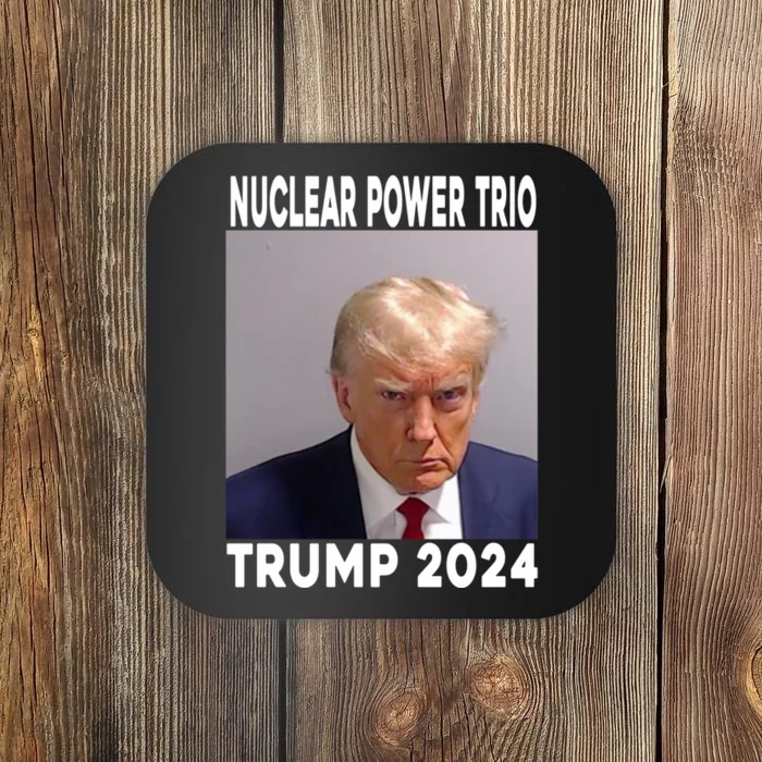 Trump Never Surrender Donald Trump Mugshot 2024 Coaster