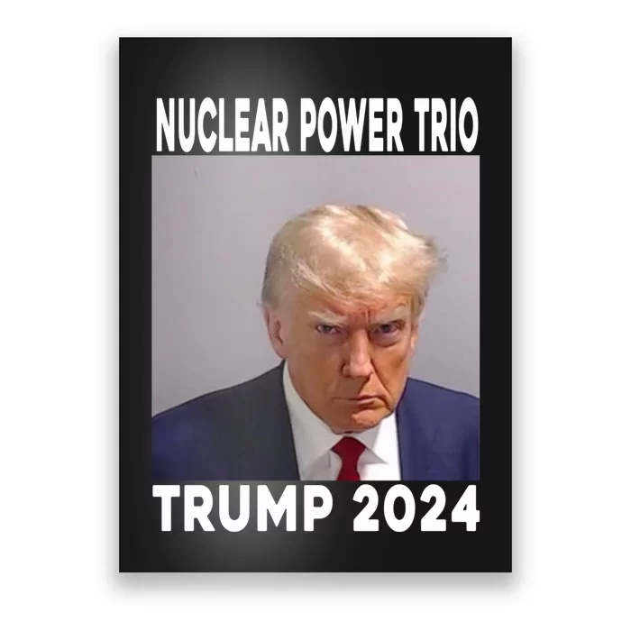 Trump Never Surrender Donald Trump Mugshot 2024 Poster