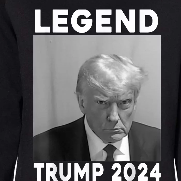 Trump Never Surrender Donald Trump Mugshot 2024 Womens California Wash Sweatshirt