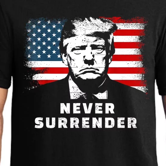 Trump Never Surrender Pajama Set