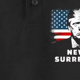 Trump Never Surrender Dry Zone Grid Performance Polo