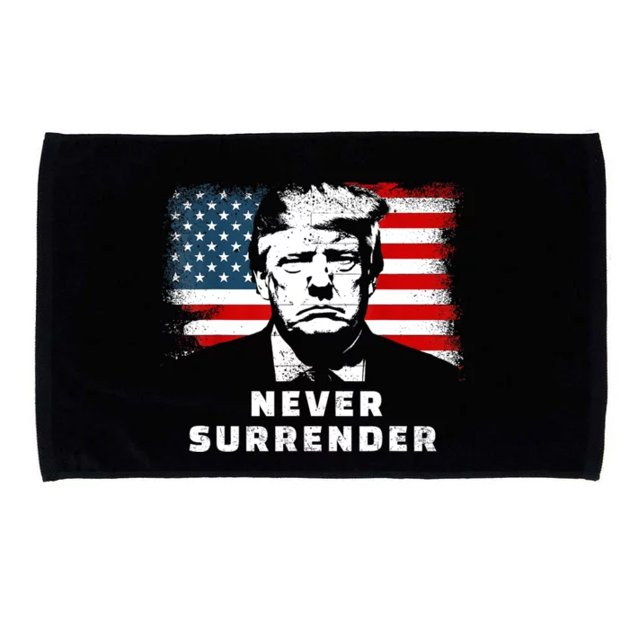 Trump Never Surrender Microfiber Hand Towel