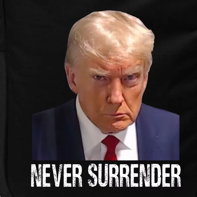 Trump Never Surrender Mug Shot Free Trump Impact Tech Backpack