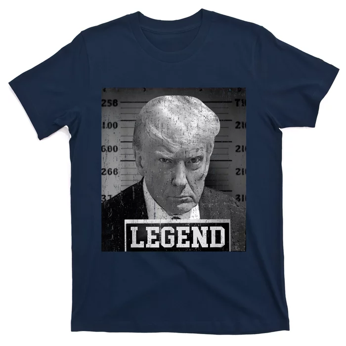 Trump Never Surrender Donald Trump Mugshot 2024 T-Shirt | TeeShirtPalace