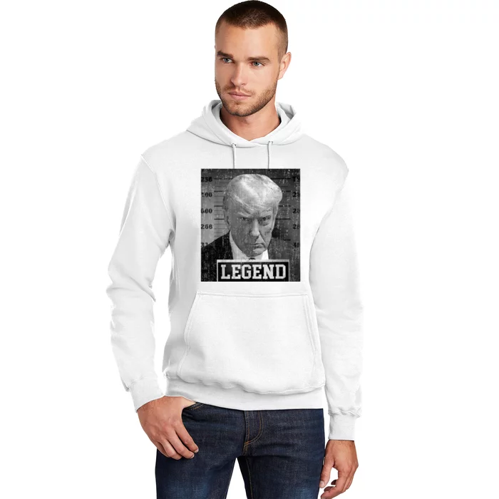 Trump Never Surrender Donald Trump Mugshot 2024 Hoodie