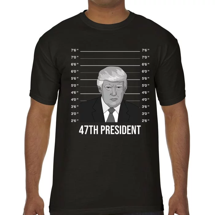 Trump Never Surrender Donald Trump Mugshot 2024 Comfort Colors T-Shirt