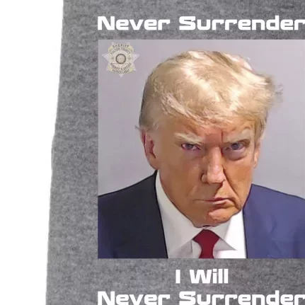 Trump Never Surrender Doggie 3-End Fleece Hoodie