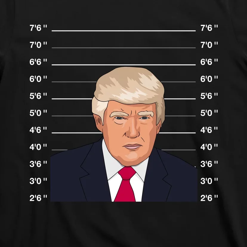 Trump Never Surrender Donald Trump Mugshot 2024 T-Shirt