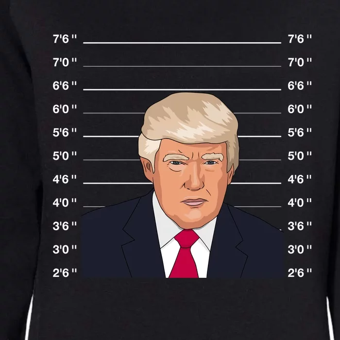 Trump Never Surrender Donald Trump Mugshot 2024 Womens California Wash Sweatshirt