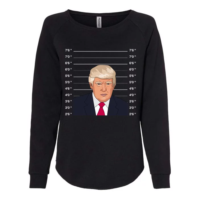 Trump Never Surrender Donald Trump Mugshot 2024 Womens California Wash Sweatshirt