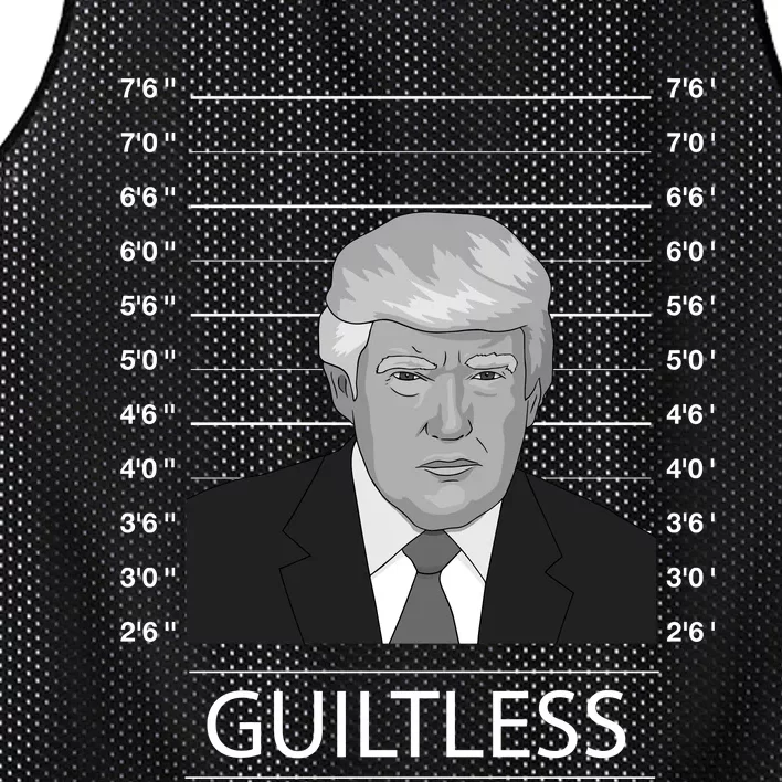 Trump Never Surrender Donald Trump Mugshot 2024 Mesh Reversible Basketball Jersey Tank