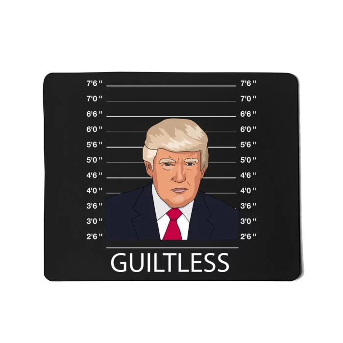 Trump Never Surrender Donald Trump Mugshot 2024 Mousepad