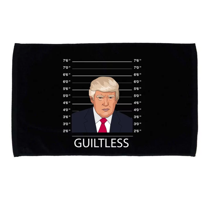 Trump Never Surrender Donald Trump Mugshot 2024 Microfiber Hand Towel