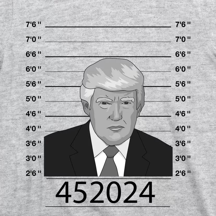 Trump Never Surrender Donald Trump Mugshot 452024 T-Shirt