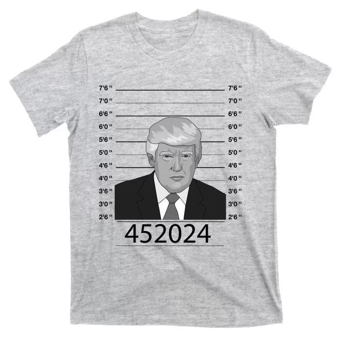 Trump Never Surrender Donald Trump Mugshot 452024 T-Shirt