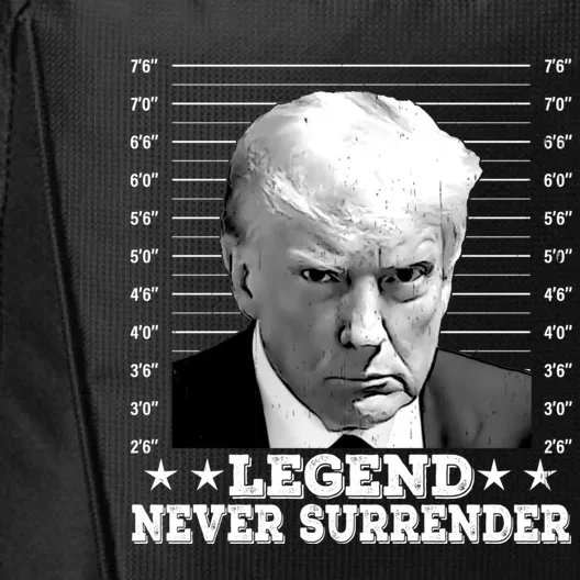 Trump Never Surrender Donald Trump Mugshot Trump 2024 City Backpack