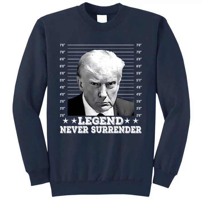 Trump Never Surrender Donald Trump Mugshot Trump 2024 Sweatshirt