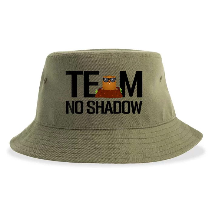 Team No Shadow Happy Groundhog Day Matching Gift Sustainable Bucket Hat