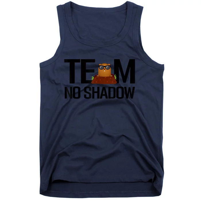 Team No Shadow Happy Groundhog Day Matching Gift Tank Top