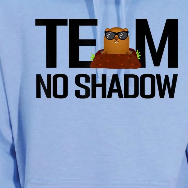 Team No Shadow Happy Groundhog Day Matching Gift Unisex Surf Hoodie