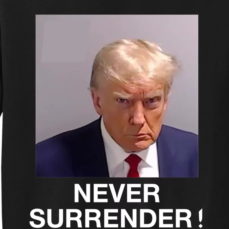 Trump Never Surrender Donald Trump Mugshot Trump 2024 Sweatshirt