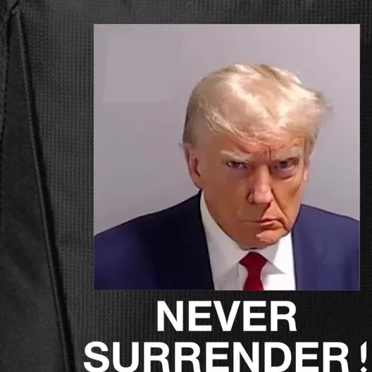 Trump Never Surrender Donald Trump Mugshot Trump 2024 City Backpack