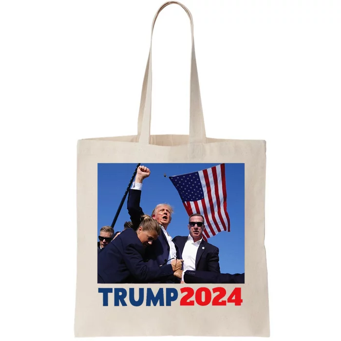 Trump Never Surrender Tote Bag