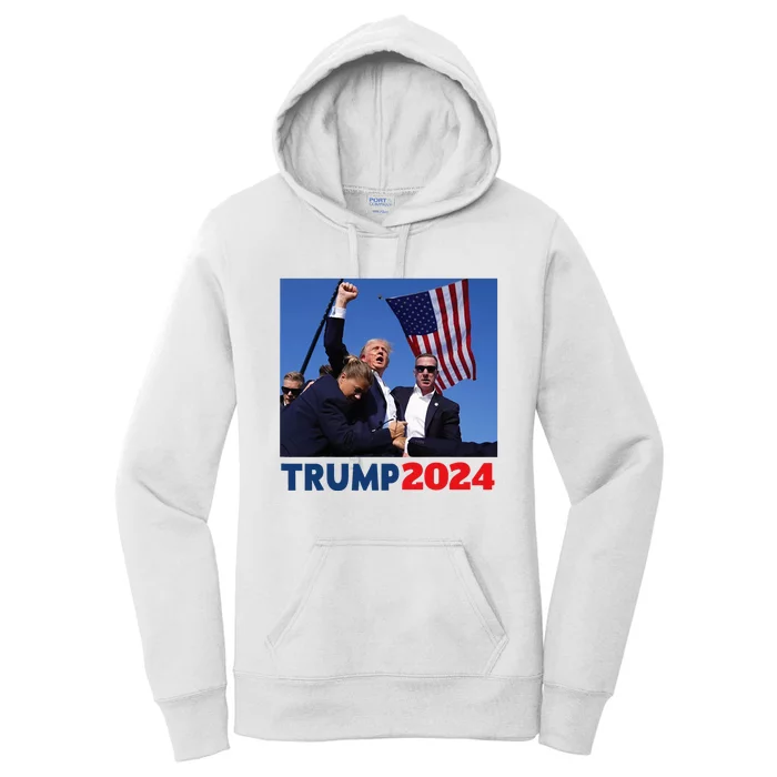 Trump Never Surrender Women's Pullover Hoodie