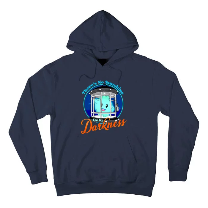 Theres No Sunshine Only Darkness Lumalee Luma Star Gamer Tall Hoodie