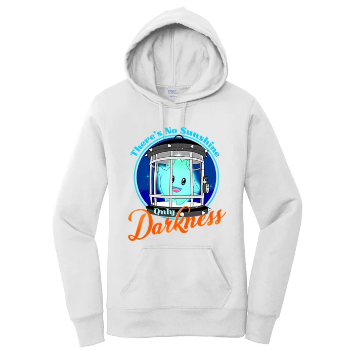 Theres No Sunshine Only Darkness Lumalee Luma Star Gamer Women's Pullover Hoodie