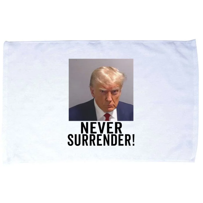 Trump Never Surrender Microfiber Hand Towel