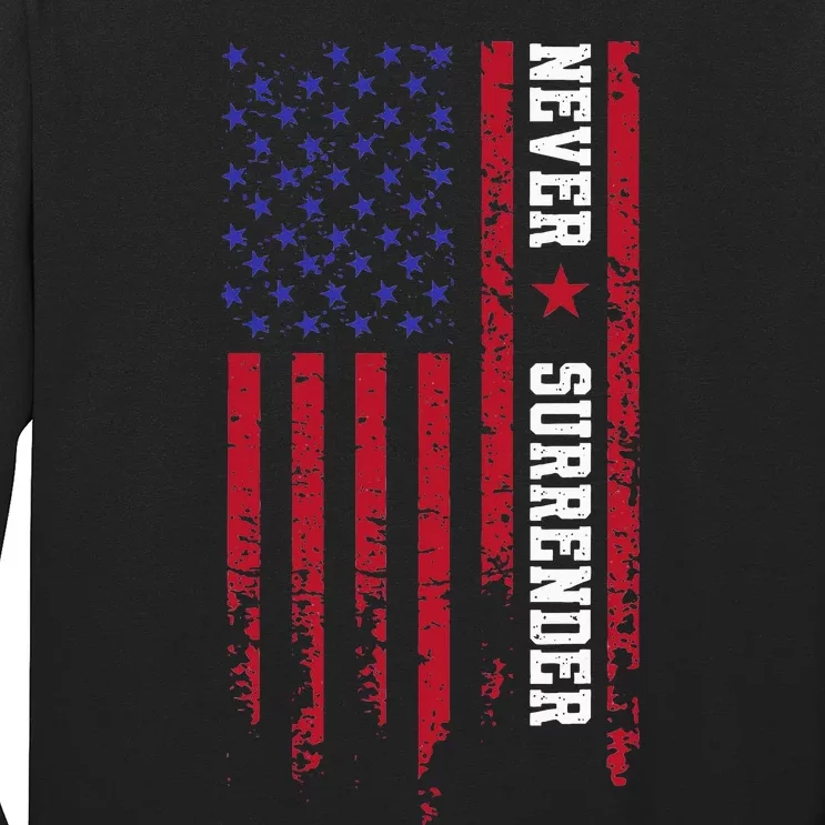 Trump Never Surrender 2024 Support Trump Long Sleeve Shirt