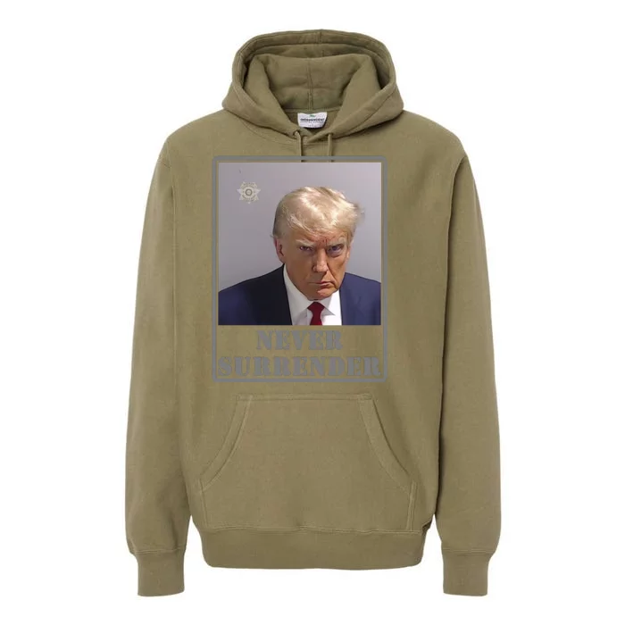 Trump Never Surrender 2024 Premium Hoodie