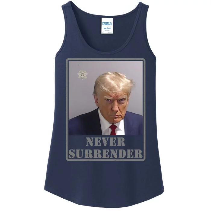 Trump Never Surrender 2024 Ladies Essential Tank