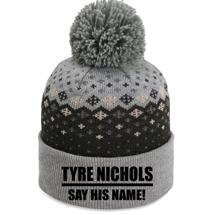 Tyre Nichols Say His Name! The Baniff Cuffed Pom Beanie