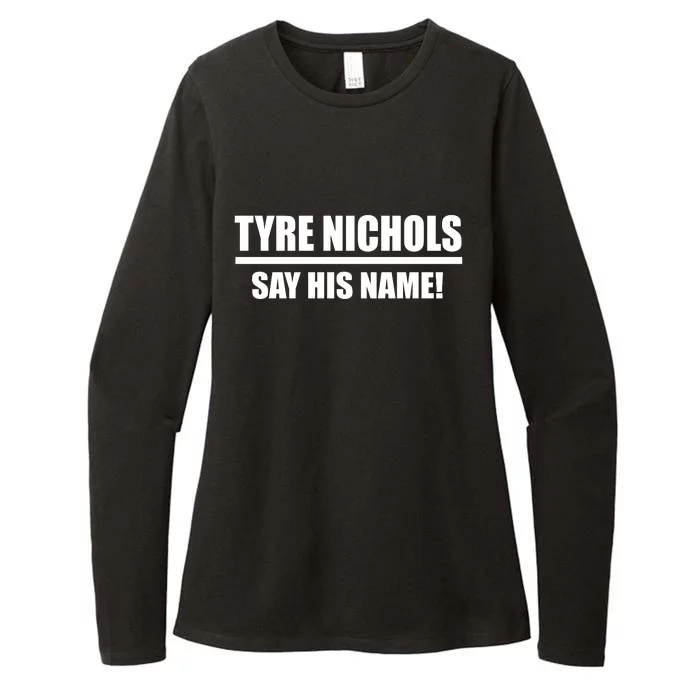 Tyre Nichols Say His Name! Womens CVC Long Sleeve Shirt