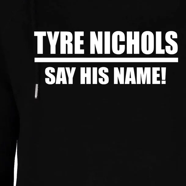 Tyre Nichols Say His Name! Womens Funnel Neck Pullover Hood