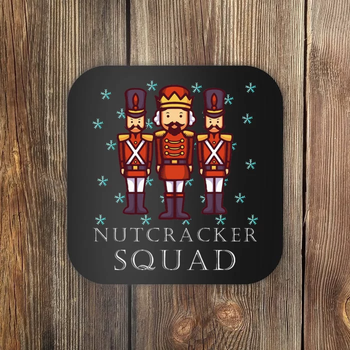 The Nutcracker Squad For Nutcracker Ballet Party Coaster