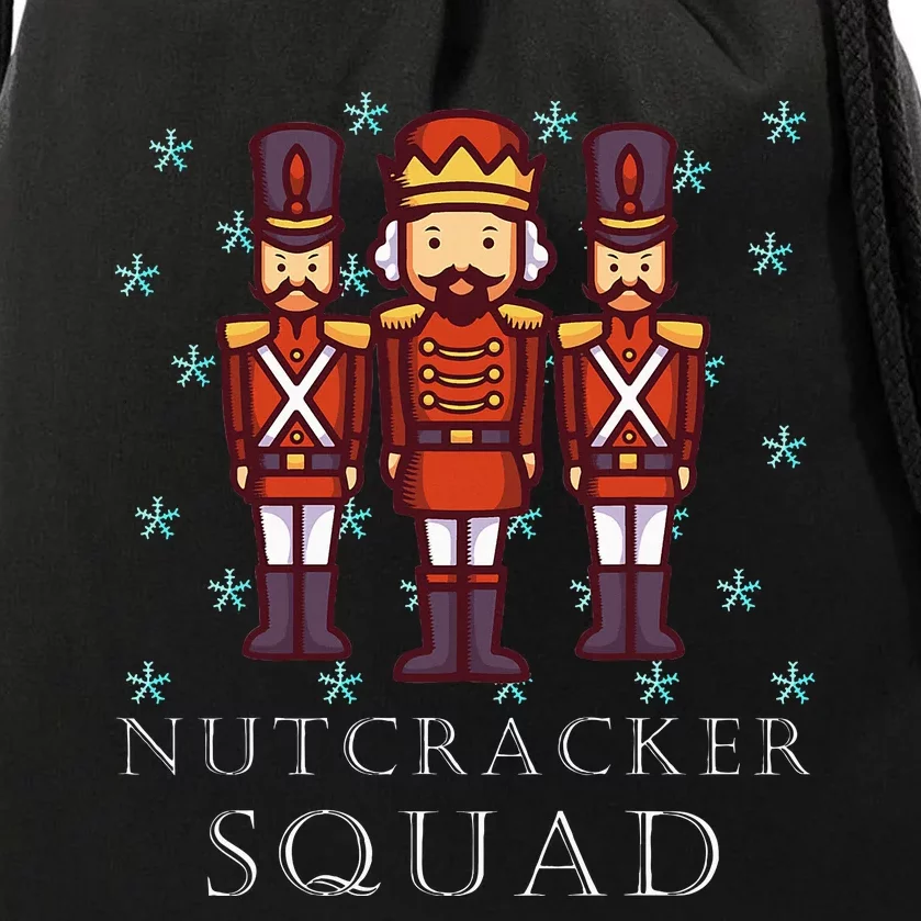 The Nutcracker Squad For Nutcracker Ballet Party Drawstring Bag