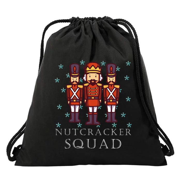 The Nutcracker Squad For Nutcracker Ballet Party Drawstring Bag