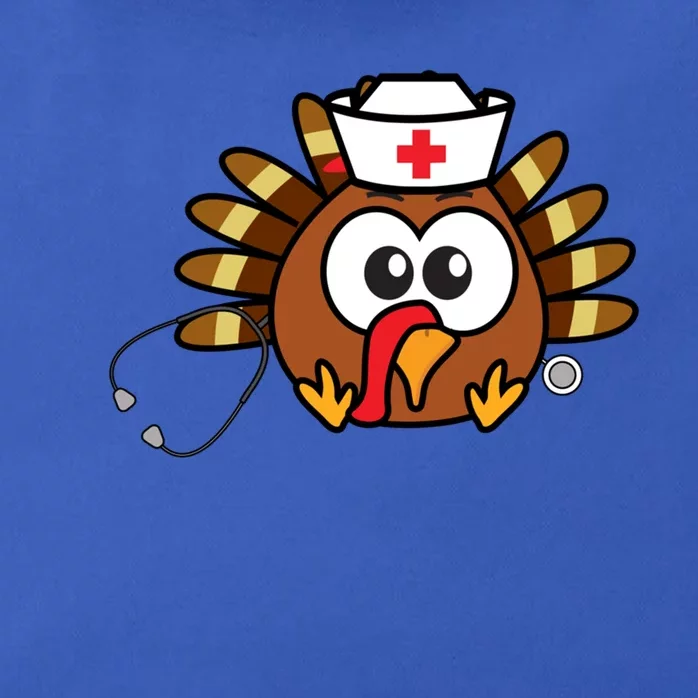 Thanksgiving Nurse Turkey Gift Cool Funny Feast Day Gift Zip Tote Bag