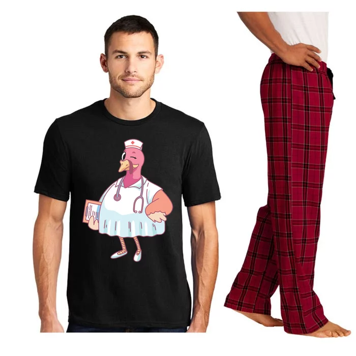 Thanksgiving Nurse Turkey Gift Pajama Set