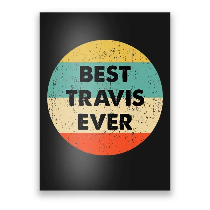 Travis Name Poster