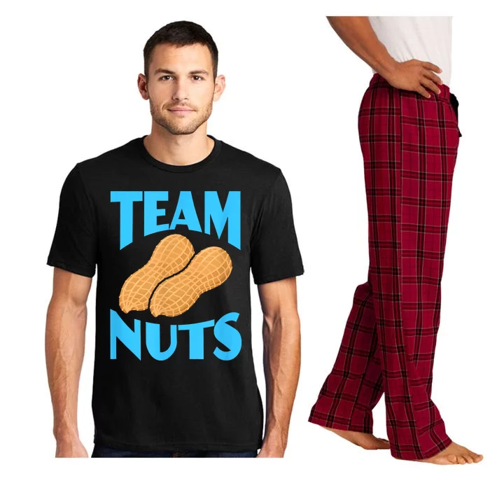 Team Nuts Team Boy Gender Reveal Pregnancy Baby Party Pajama Set