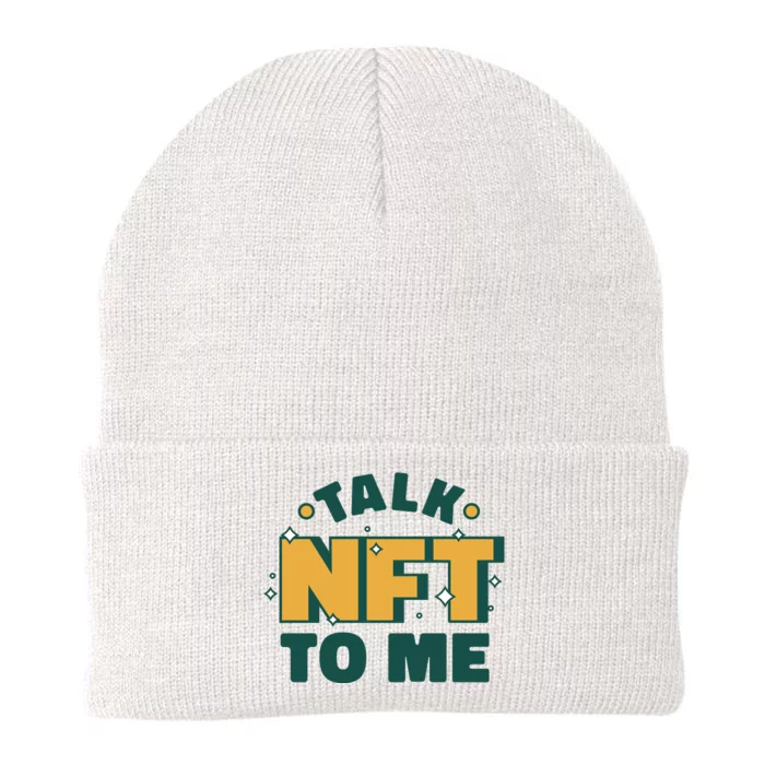 Talk NFT To Me Knit Cap Winter Beanie