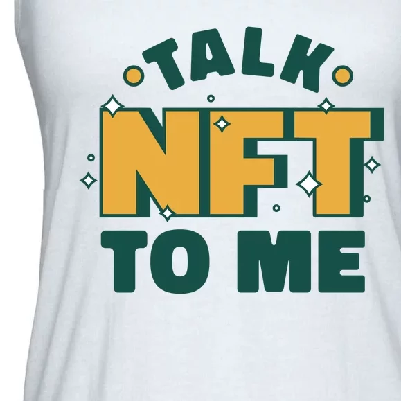 Talk NFT To Me Ladies Essential Flowy Tank