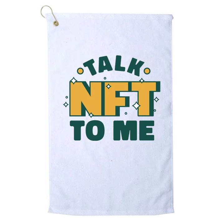 Talk NFT To Me Platinum Collection Golf Towel