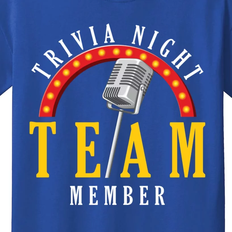 Trivia Night Team Member Quiz Game Show Trivia Gift Kids T-Shirt