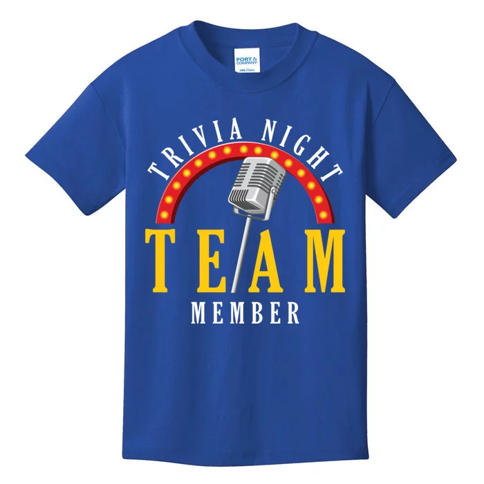 Trivia Night Team Member Quiz Game Show Trivia Gift Kids T-Shirt