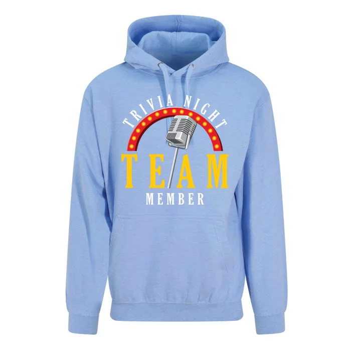 Trivia Night Team Member Quiz Game Show Trivia Gift Unisex Surf Hoodie